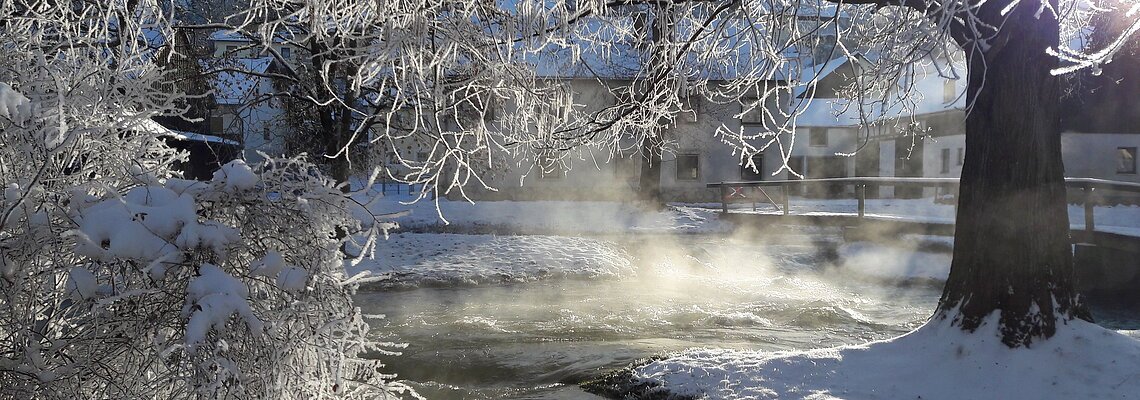 Wasl im Winter in Enkering